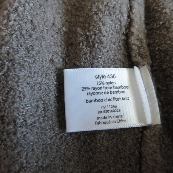 BAREFOOT DREAMS Cozy Chic Lite Ombre Calypso Wrap Open Front Cardigan Bamboo Tan - Picture 16 of 16